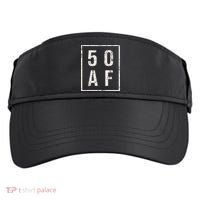 50 AF Funny 50th Birthday Fiftieth Birthday Adult Drive Performance Visor thumb 0
