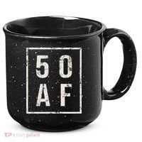 50 AF Funny 50th Birthday Fiftieth Birthday 15oz Campfire Ceramic Mug thumb 0