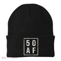50 AF Funny 50th Birthday Fiftieth Birthday Beanie thumb 0