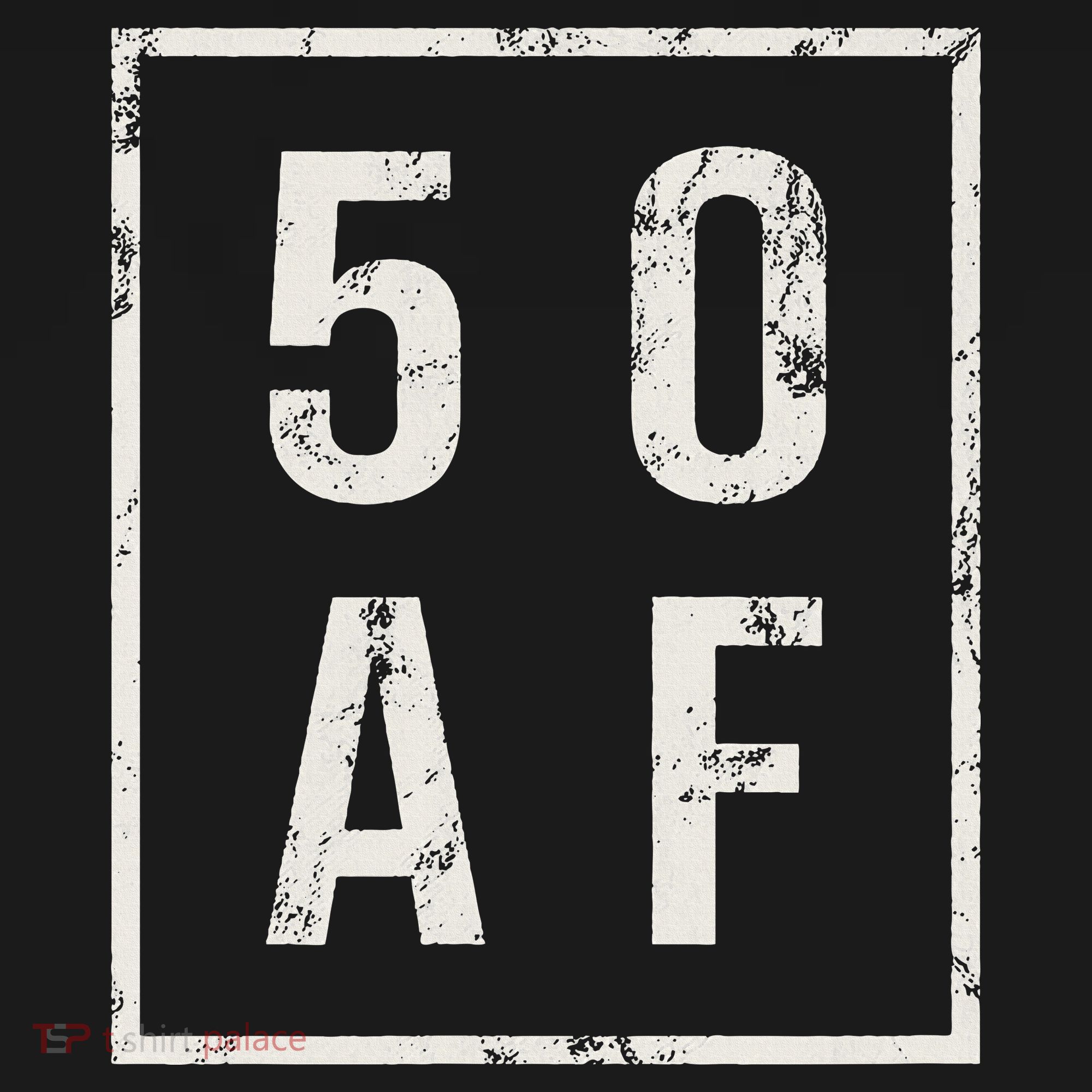 50 AF Funny 50th Birthday Fiftieth Birthday Women's Hoodie