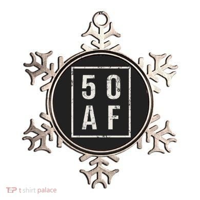 50 AF Funny 50th Birthday Fiftieth Birthday Ornament