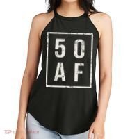 50 AF Funny 50th Birthday Fiftieth Birthday Women's Perfect Tri Rocker Tank thumb 2