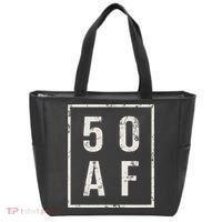 50 AF Funny 50th Birthday Fiftieth Birthday Tote Bag thumb 0