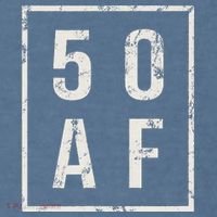 50 AF Funny 50th Birthday Fiftieth Birthday Garment-Dyed Sweatshirt thumb 2