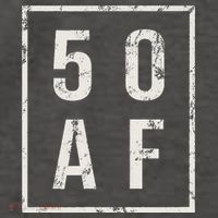 50 AF Funny 50th Birthday Fiftieth Birthday Vector Backpack thumb 2