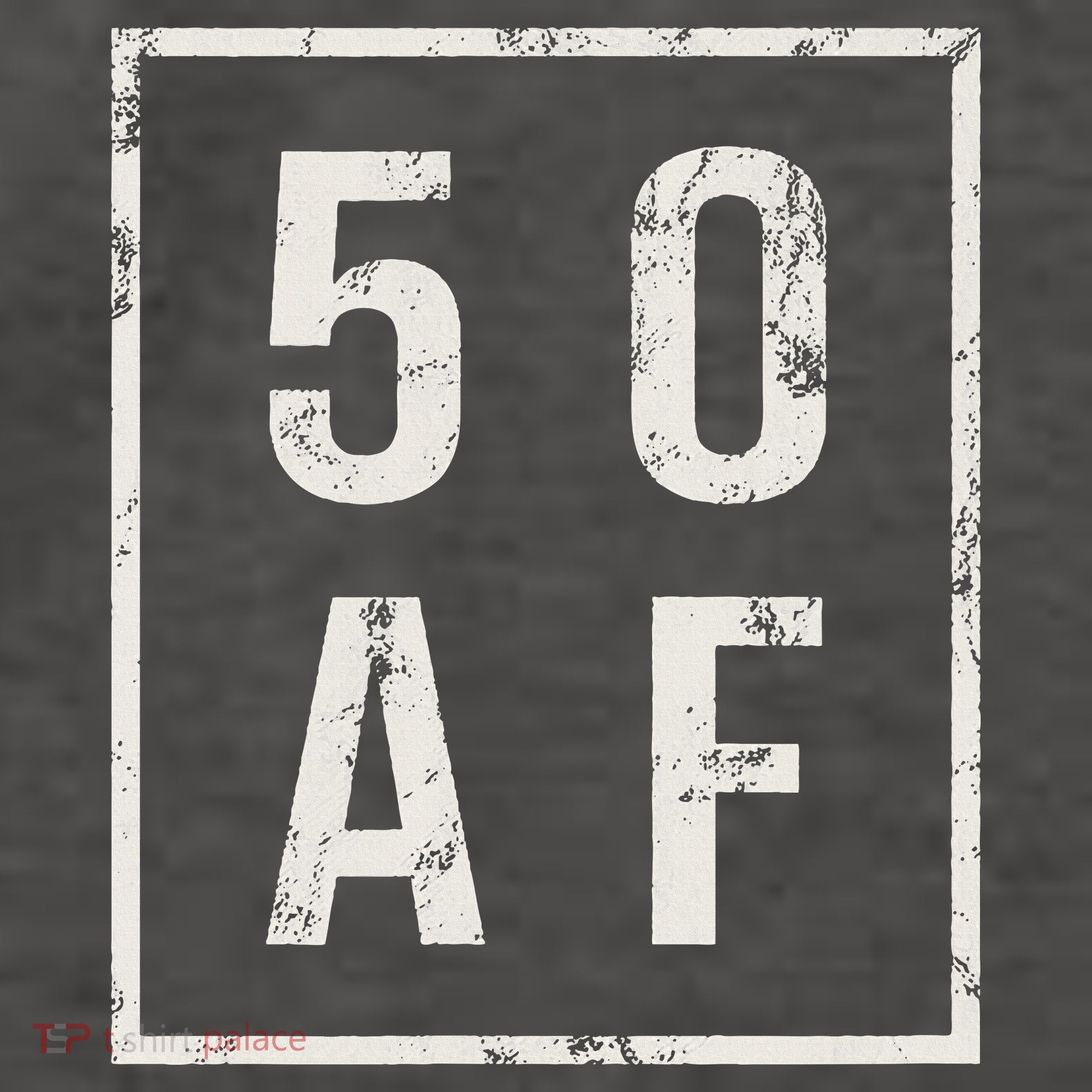 50 AF Funny 50th Birthday Fiftieth Birthday Vector Backpack
