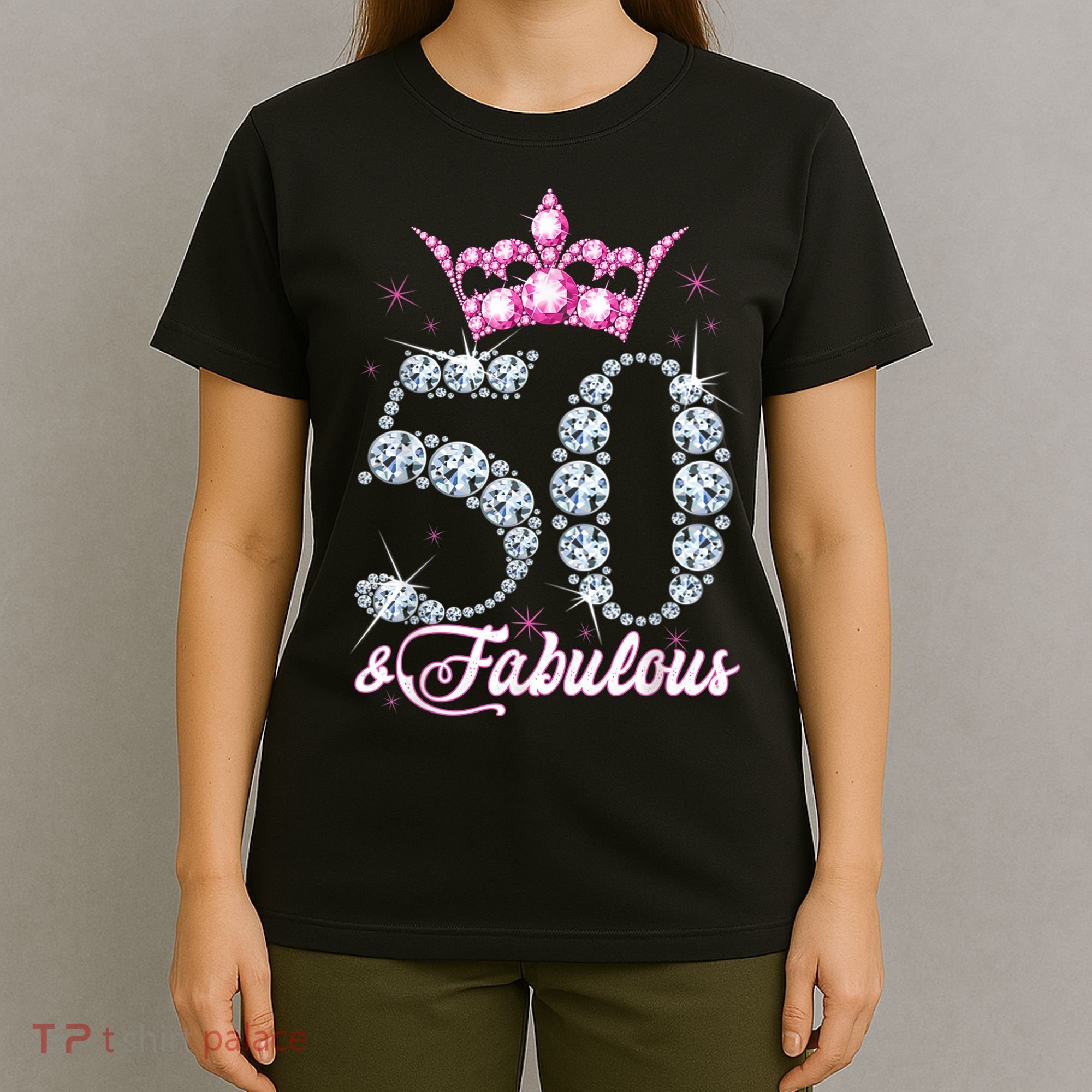 50 and Fabulous 50th Birthday Shirt For Wo T-Shirt