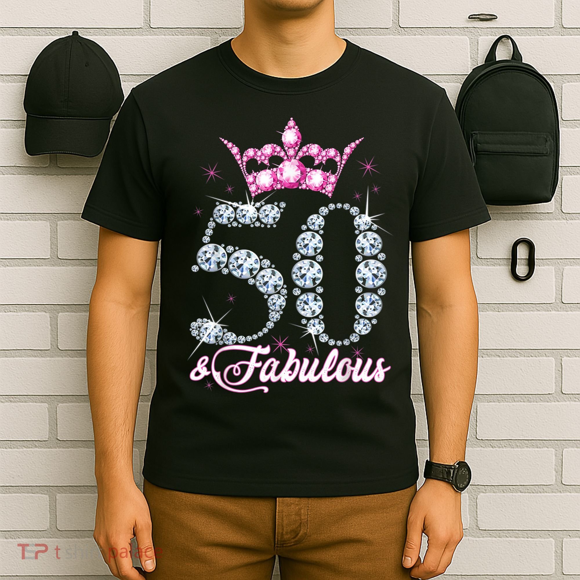 50 and Fabulous 50th Birthday Shirt For Wo T-Shirt
