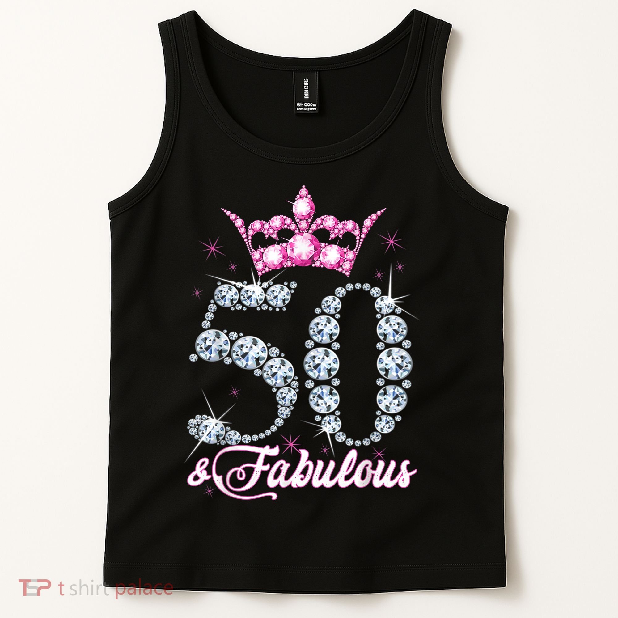 50 and Fabulous 50th Birthday Shirt For Wo Tank Top