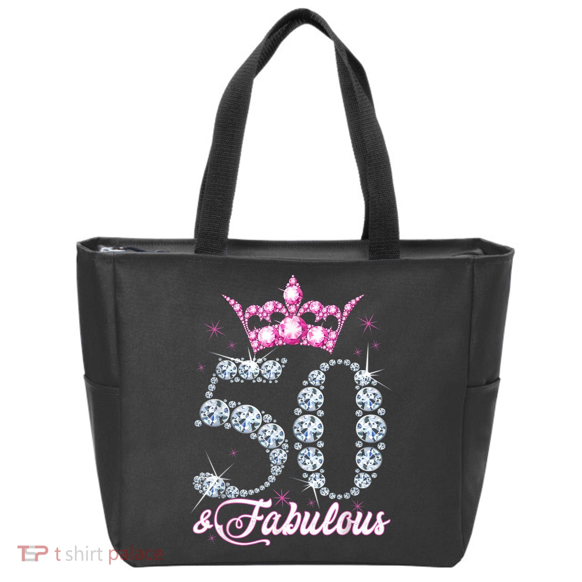 50 and Fabulous 50th Birthday Shirt For Wo Tote Bag