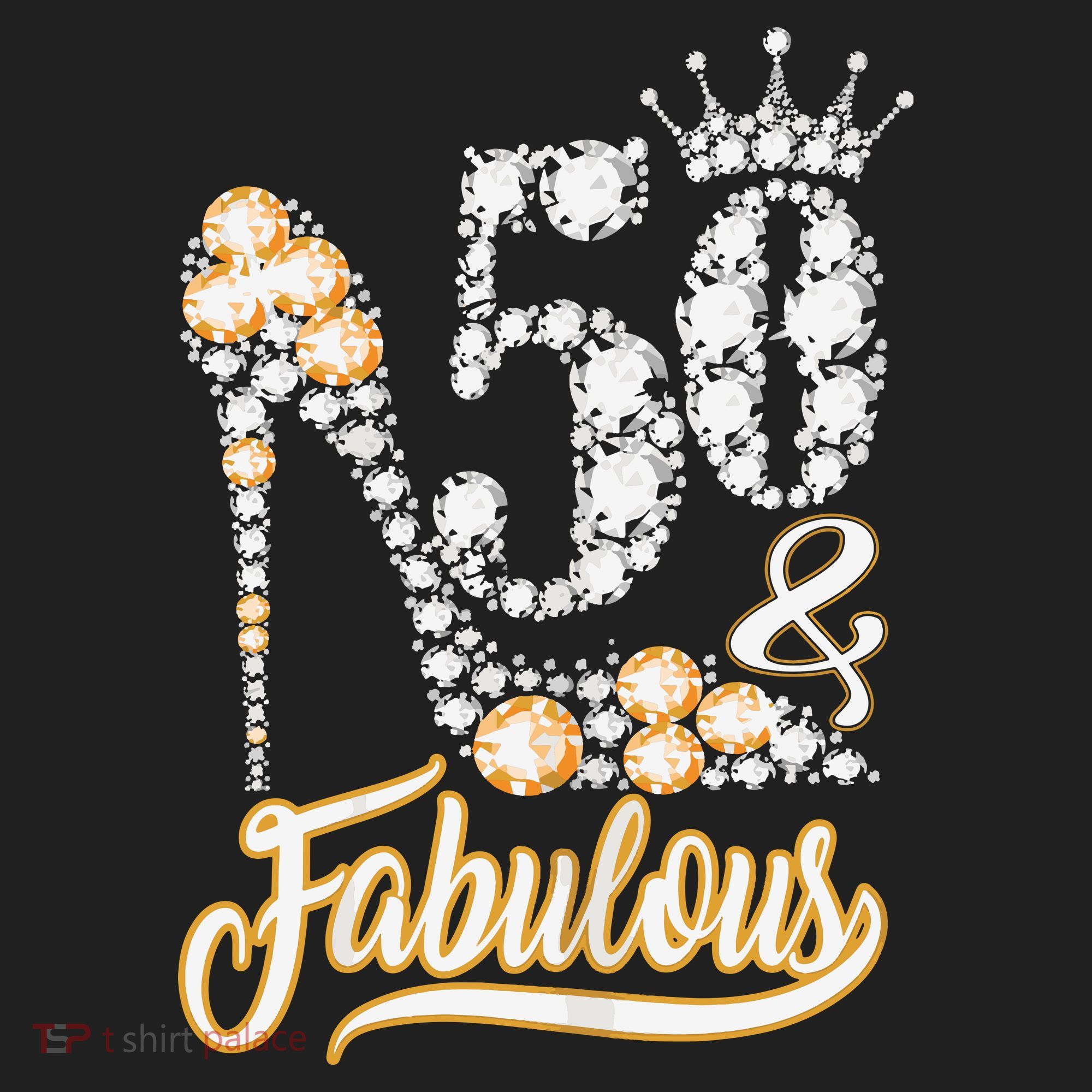 50 And Fabulous 50th Birthday Diamond Gift For Women Tumbler