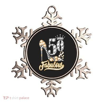 50 And Fabulous 50th Birthday Diamond Gift For Women Ornament