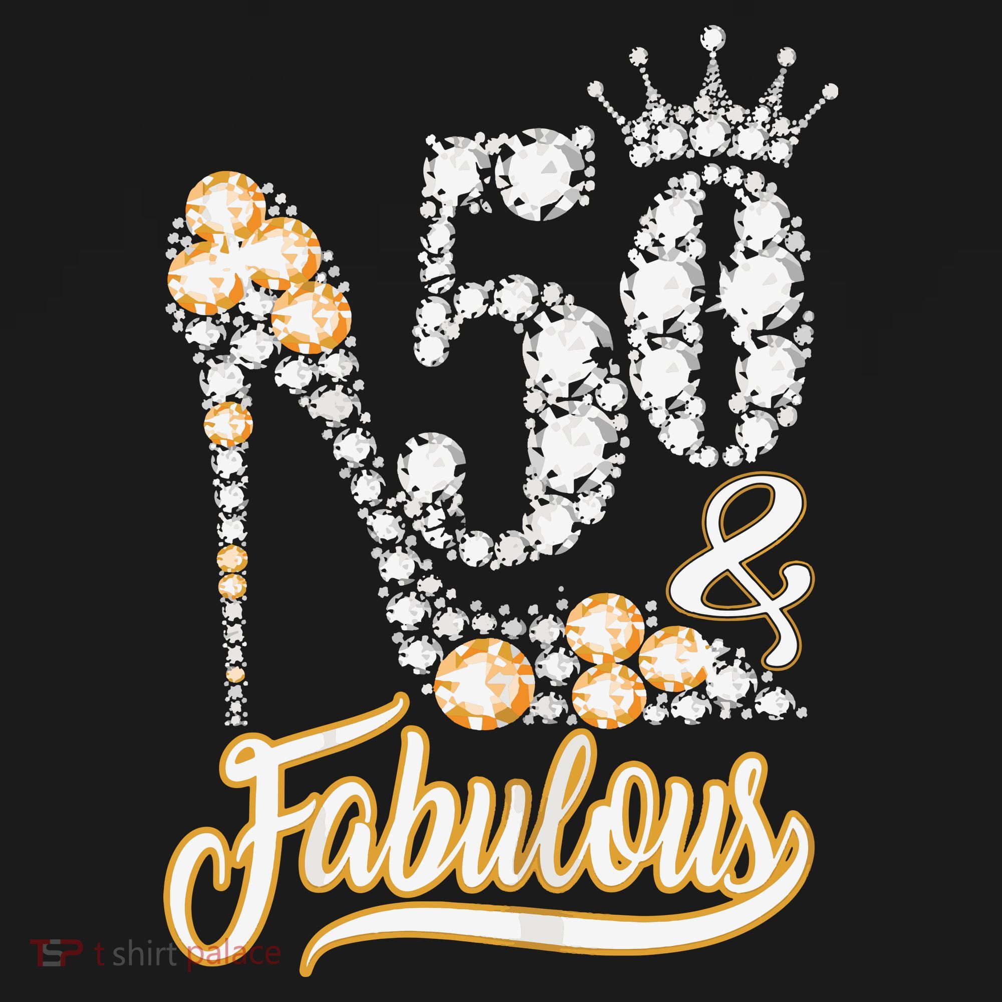 50 And Fabulous 50th Birthday Diamond Gift For Women Ornament