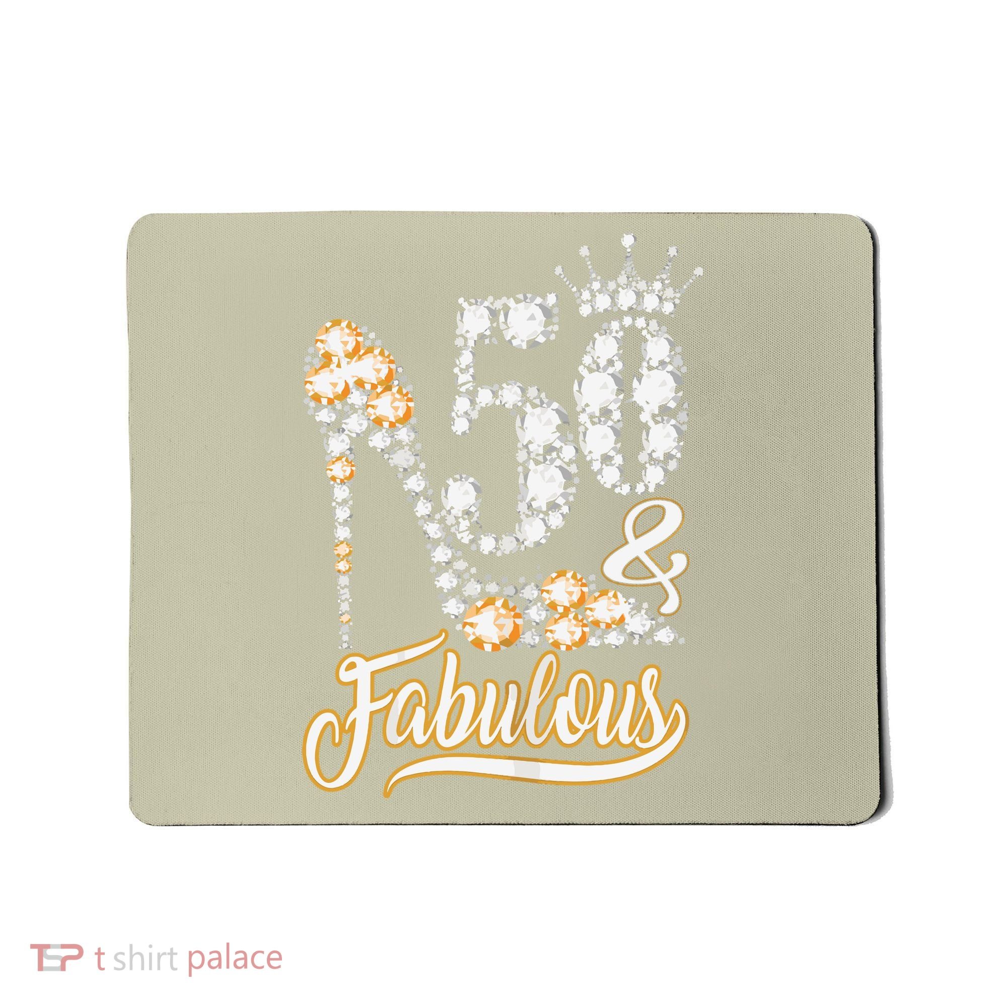 50 And Fabulous 50th Birthday Diamond Gift For Women Mousepad