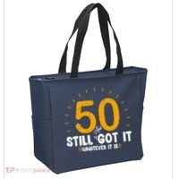 50 And Still Got It 50th Birthday Funny Fifty Years Old Bday Tote Bag thumb 2
