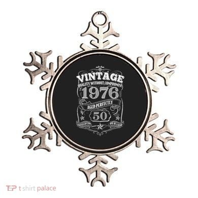 50th Birthday 1976 Vintage Quality Without Compromise  Ornament