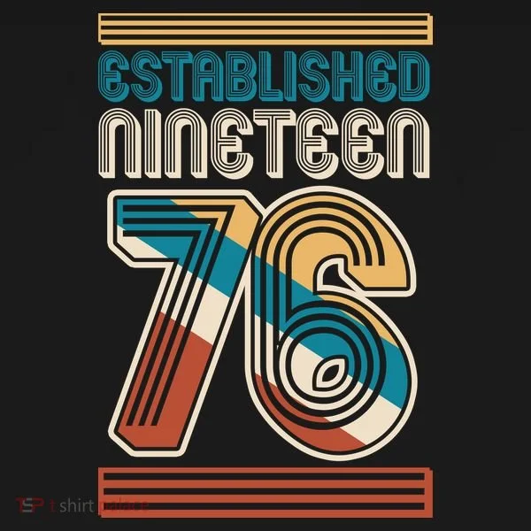 50th Birthday 1976 Established Nineteen 76 Ornament