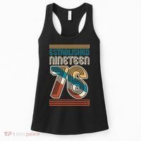 50th Birthday 1976 Established Nineteen 76 Women's Tank Top thumb 0