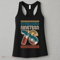 50th Birthday 1976 Established Nineteen 76 Women's Tank Top thumb 3