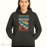 50th Birthday 1976 Established Nineteen 76 Hoodie thumb 5