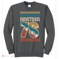 50th Birthday 1976 Established Nineteen 76 Sweatshirt thumb 0
