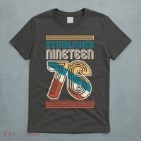50th Birthday 1976 Established Nineteen 76 T-Shirt thumb 5