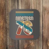 50th Birthday 1976 Established Nineteen 76 Coaster thumb 0