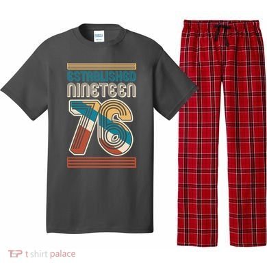 50th Birthday 1976 Established Nineteen 76 Pajama Set