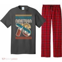 50th Birthday 1976 Established Nineteen 76 Pajama Set thumb 0