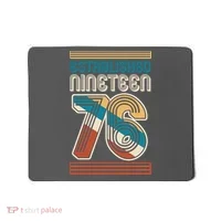 50th Birthday 1976 Established Nineteen 76 Mousepad thumb 0