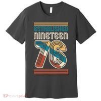 50th Birthday 1976 Established Nineteen 76 Premium T-Shirt thumb 0