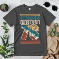 50th Birthday 1976 Established Nineteen 76 Premium T-Shirt thumb 2