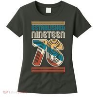 50th Birthday 1976 Established Nineteen 76 Women's T-Shirt thumb 0