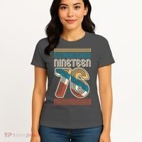 50th Birthday 1976 Established Nineteen 76 Women's T-Shirt thumb 4