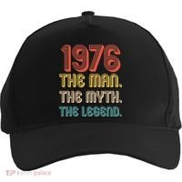 50th Birthday 1976 The Man Myth The Legend Five-Panel Snapback Cap thumb 0