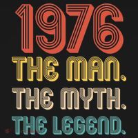 50th Birthday 1976 The Man Myth The Legend Women's Hoodie thumb 2