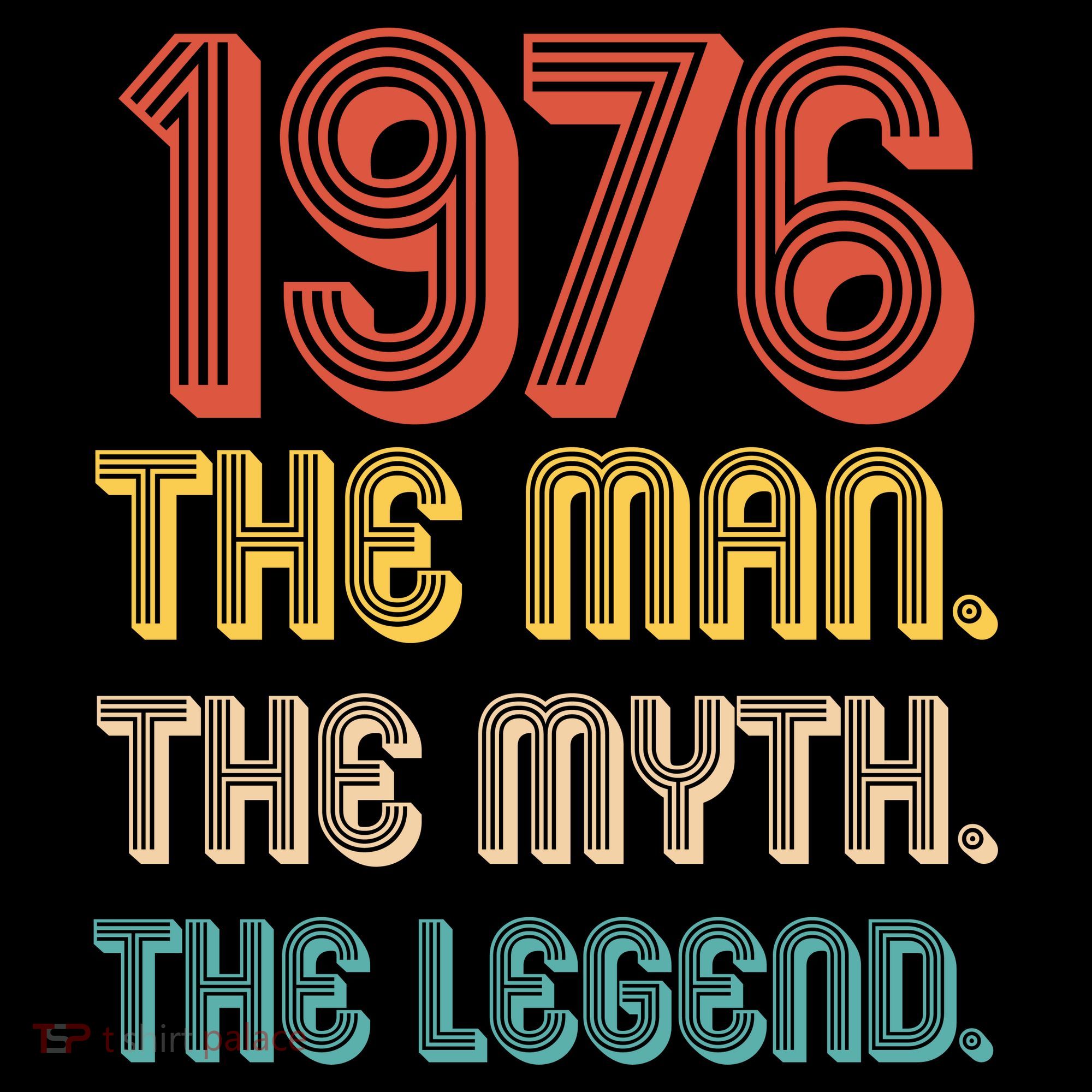 50th Birthday 1976 The Man Myth The Legend Women's Hoodie