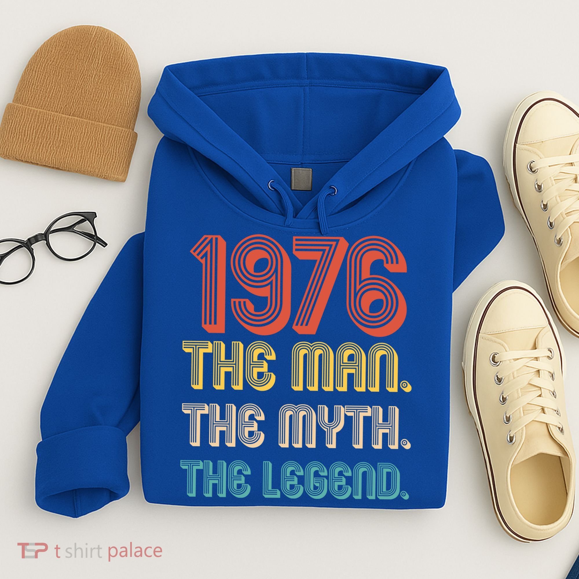 50th Birthday 1976 The Man Myth The Legend Hoodie
