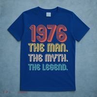 50th Birthday 1976 The Man Myth The Legend T-Shirt thumb 5