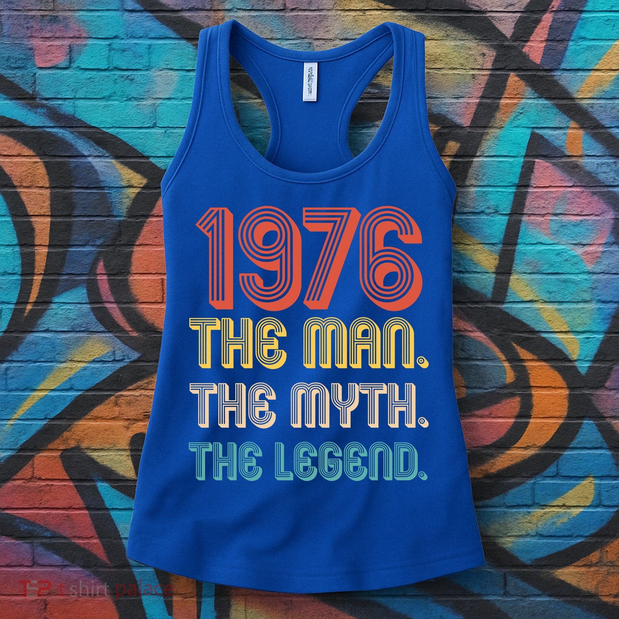 50th Birthday 1976 The Man Myth The Legend Women's Tank Top