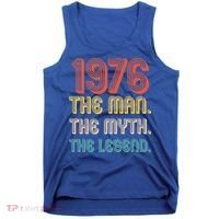 50th Birthday 1976 The Man Myth The Legend Tank Top thumb 0