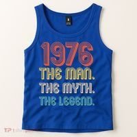50th Birthday 1976 The Man Myth The Legend Tank Top thumb 2