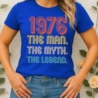 50th Birthday 1976 The Man Myth The Legend Women's T-Shirt thumb 2