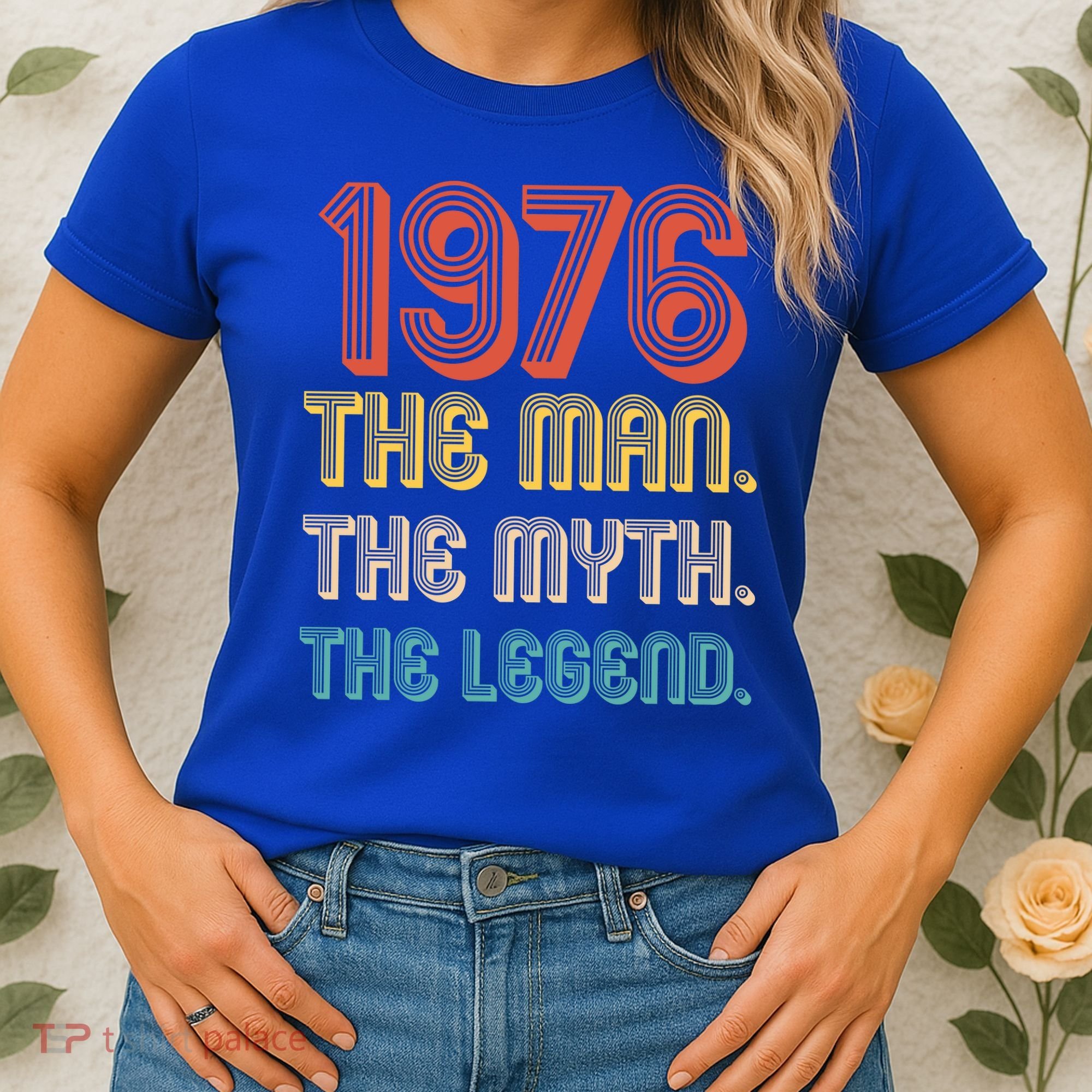 50th Birthday 1976 The Man Myth The Legend Women's T-Shirt