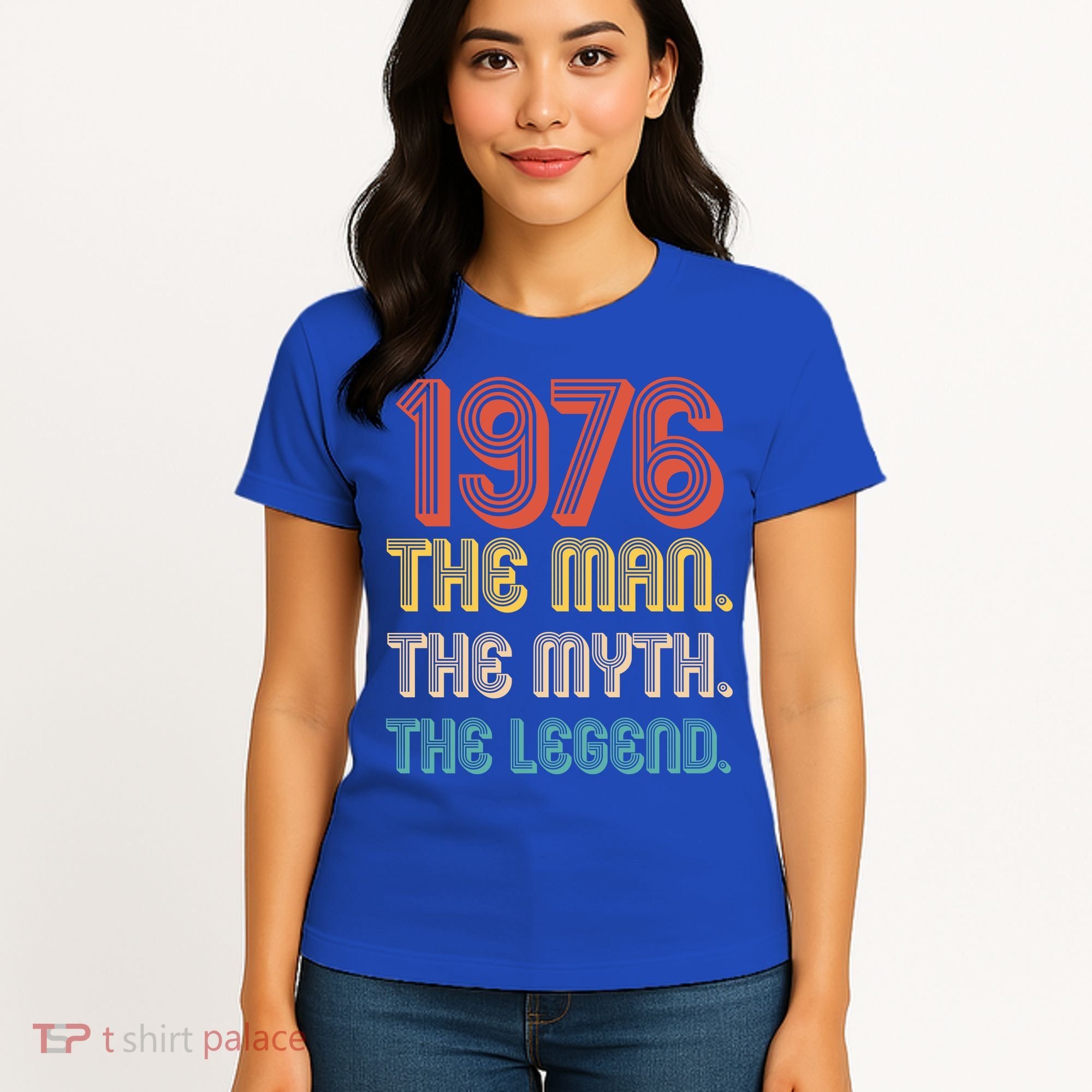 50th Birthday 1976 The Man Myth The Legend Women's T-Shirt