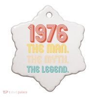 50th Birthday 1976 The Man Myth The Legend Ceramic Ornament thumb 0