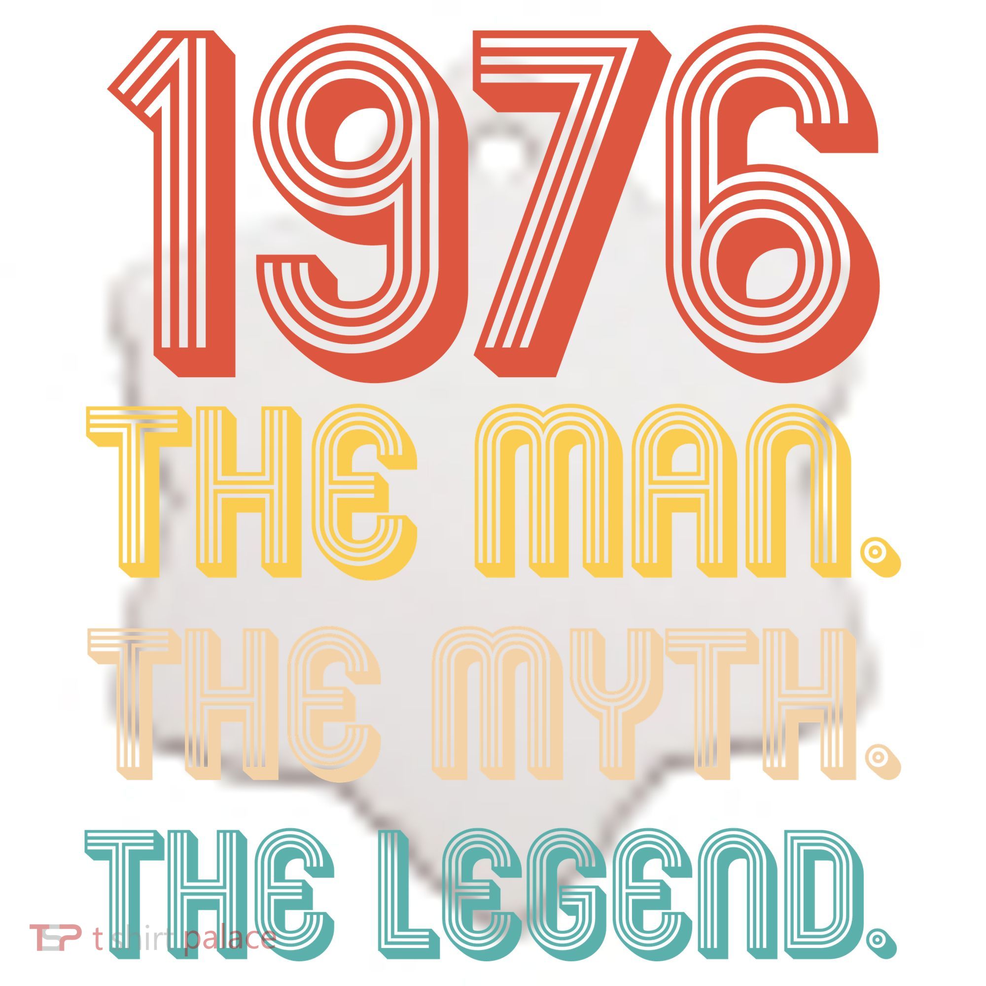 50th Birthday 1976 The Man Myth The Legend Ceramic Ornament