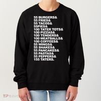 55 Burgers 55 Fries I Think You Should Leave Women's Sweatshirt thumb 0