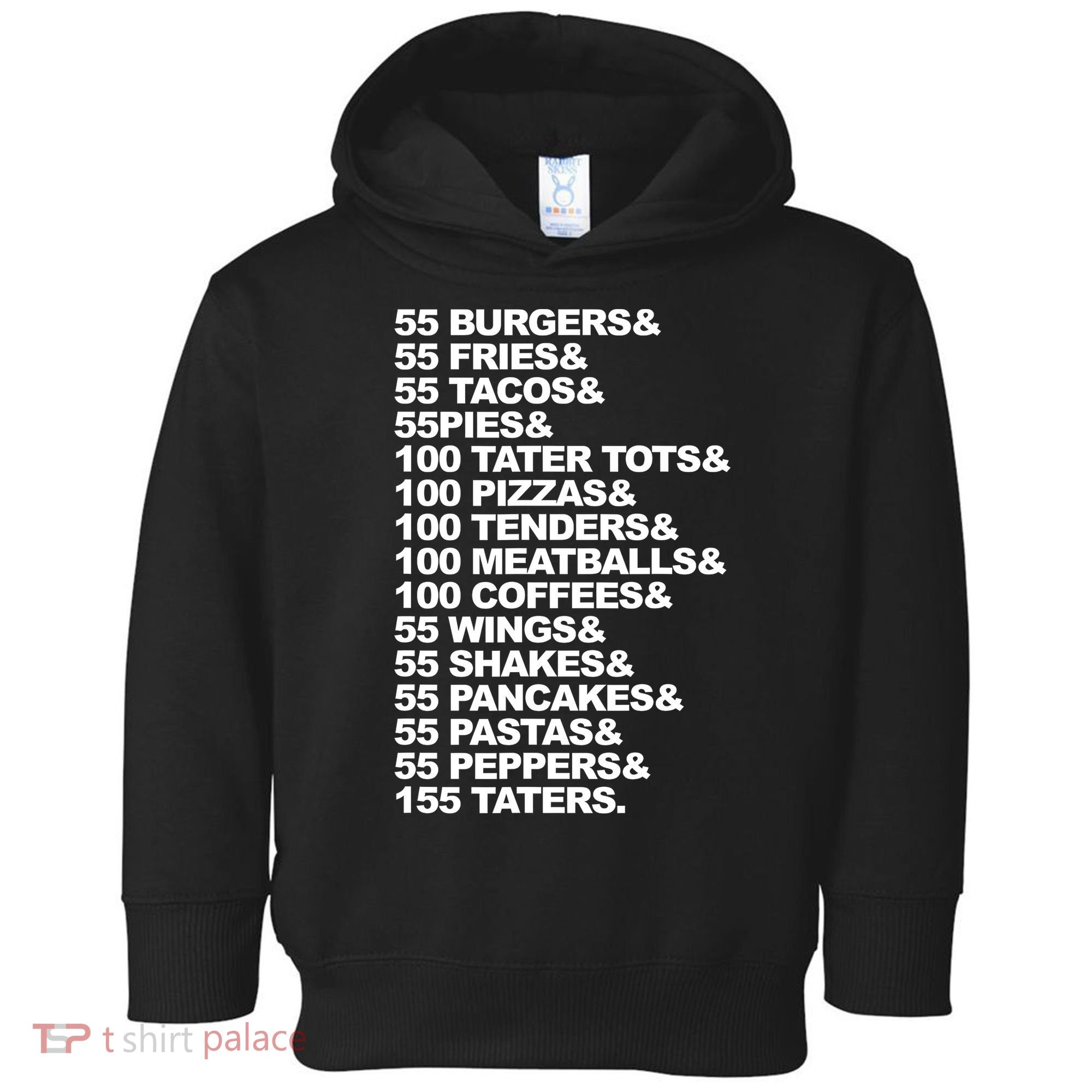 55 Burgers 55 Fries I Think You Should Leave Toddler Hoodie