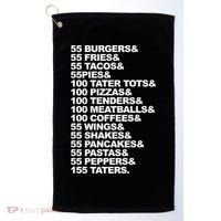 55 Burgers 55 Fries I Think You Should Leave Golf Towel thumb 0